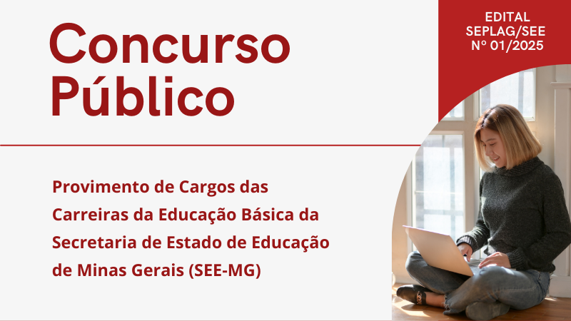 Cronograma do Concurso Público Atualizado – Edital Seplag/SEE Nº 01/2025